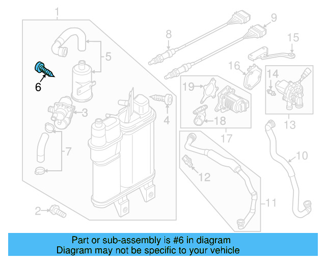 Leak Detect Pump Bolt N-106-336-03 - View 24