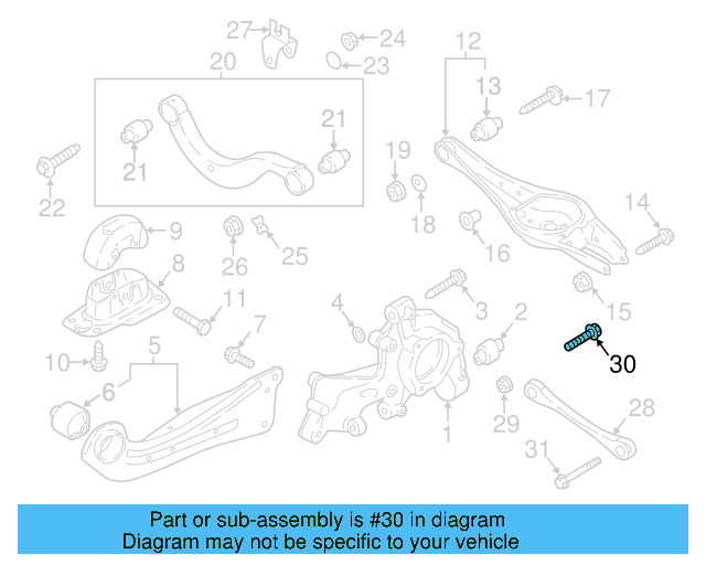 Lateral Arm Bolt N-106-403-01 - View 16