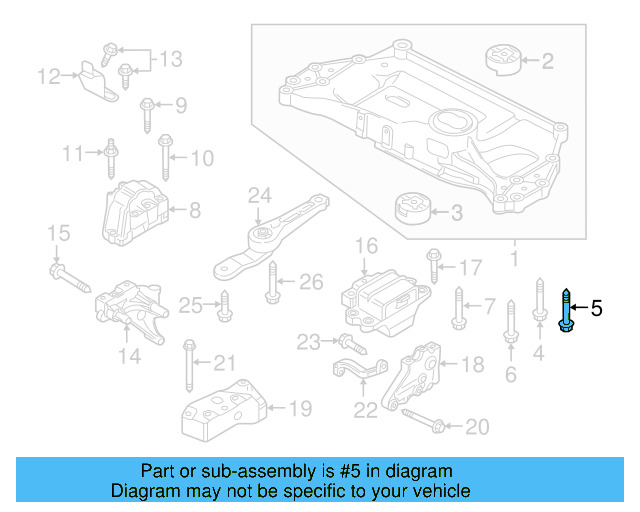 Lateral Arm Bolt N-106-403-01 - View 78