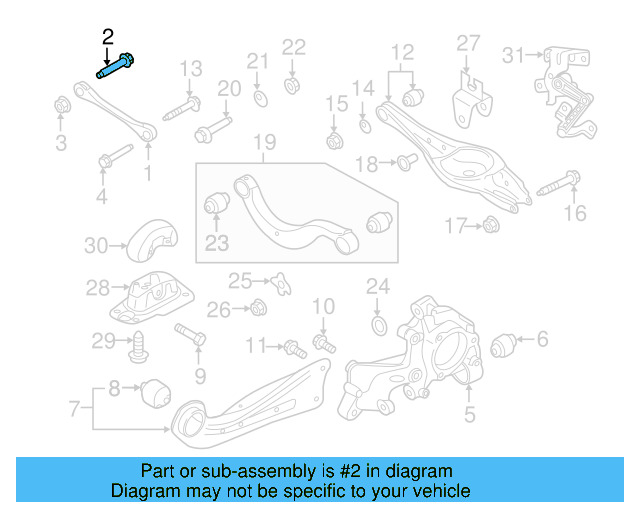 Lateral Arm Bolt N-106-403-01 - View 12