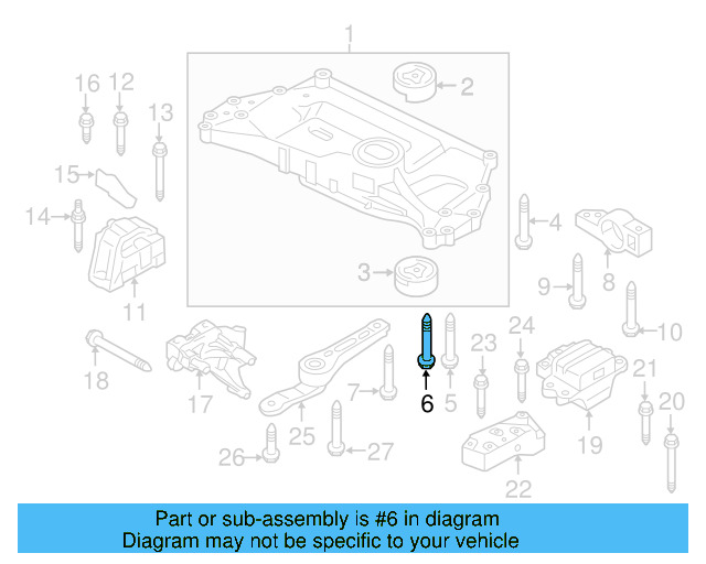 Lateral Arm Bolt N-106-403-01 - View 85