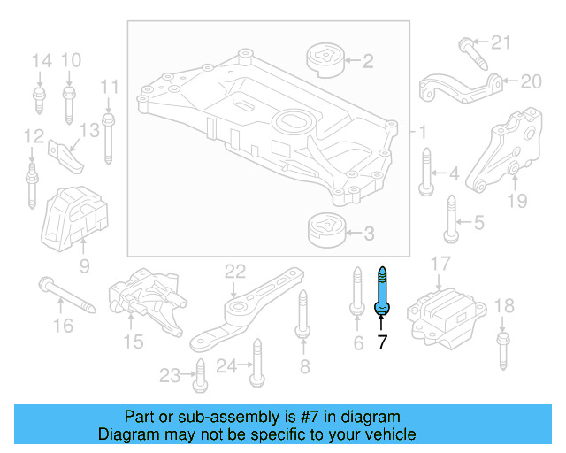 Lateral Arm Bolt N-106-403-01 - View 6