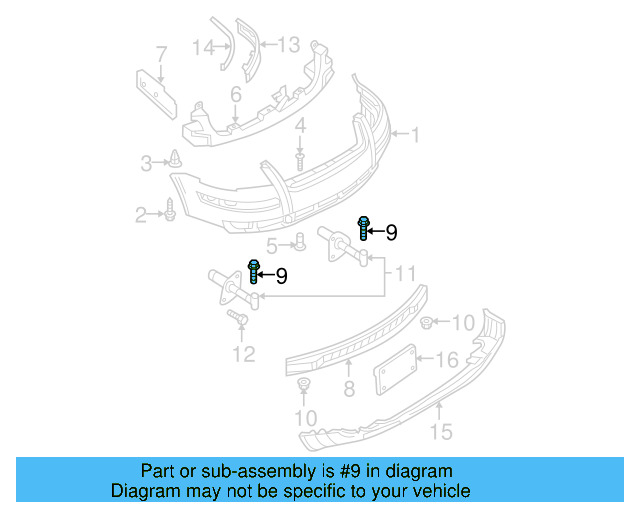 Lateral Arm Bolt N-106-403-01 - View 26
