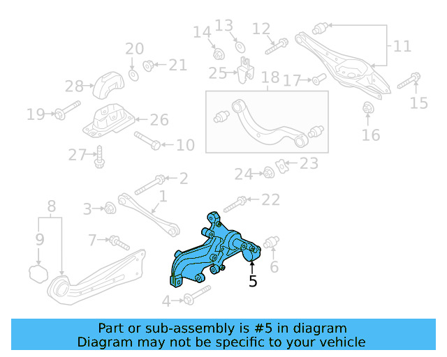 Lower Control Arm Mount Bolt N-106-405-01 - View 19