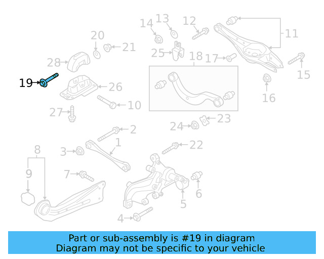 Upper Control Arm Adjust Bolt WHT-000-227 - View 21