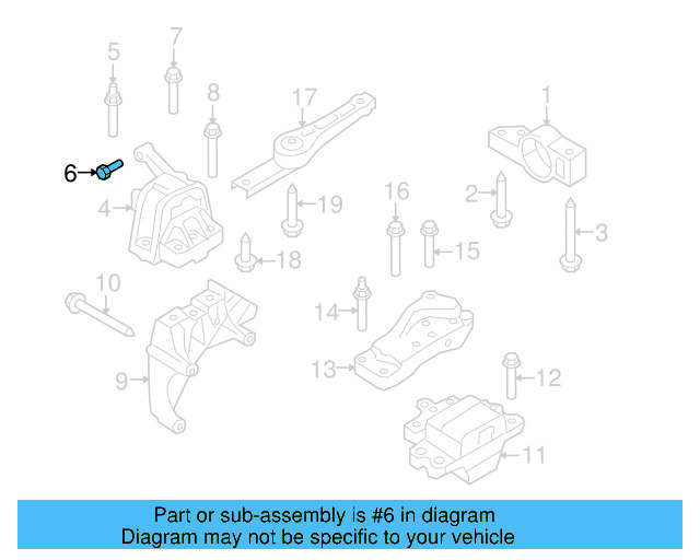 Gear Assembly Mount Bolt N-105-524-02 - View 69