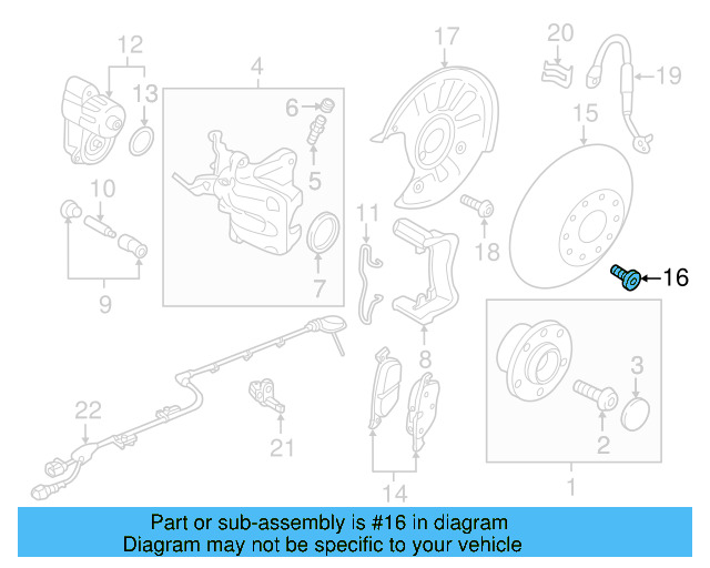 Splash Shield Bolt WHT-005-227 - View 108