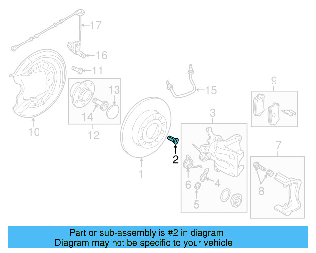 Bearing Assembly Bolt WHT-007-150 - View 81