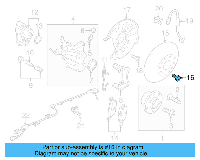 Splash Shield Bolt WHT-005-227 - View 33