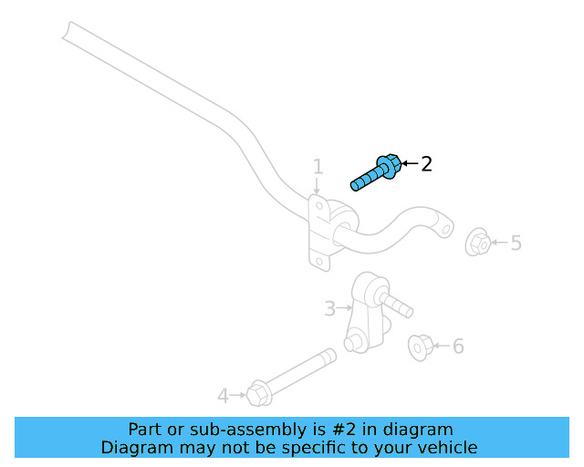 Stabilizer Bar Bolt N-107-658-01 - View 29