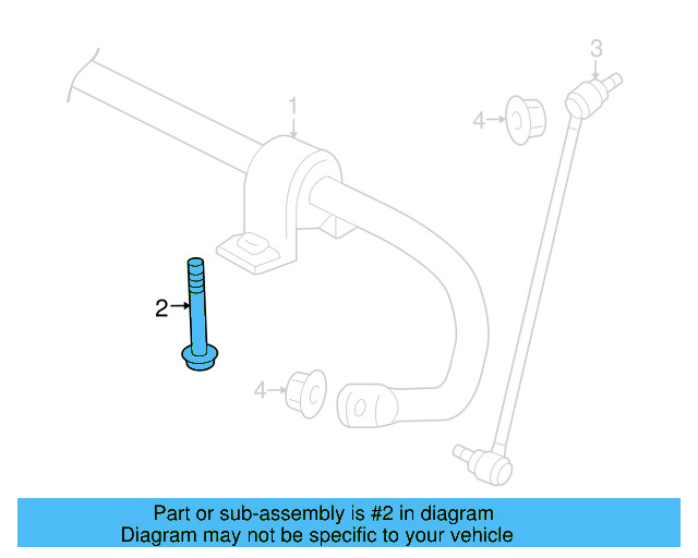 Stabilizer Bar Mount Bolt N-106-902-01 - View 21