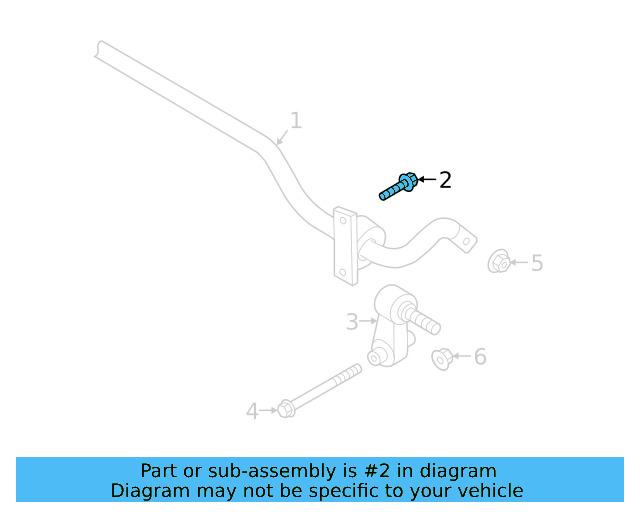 Stabilizer Bar Bolt N-107-658-01 - View 21