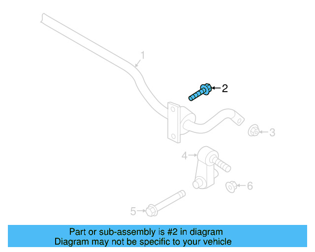 Stabilizer Bar Bolt N-107-658-01 - View 28