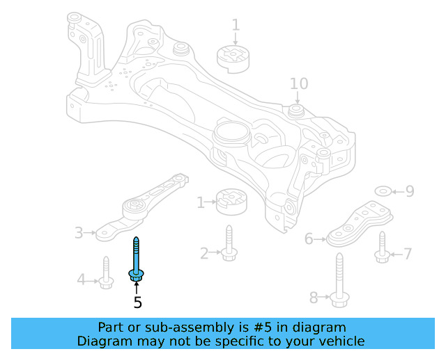 Suspension Stabilizer Bar Link Bolt N-106-994-01 - View 27