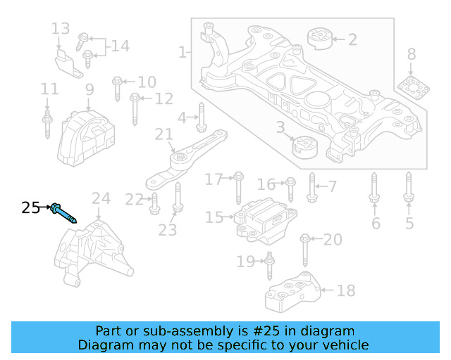 Side Support Mount Bolt N-107-015-01 - View 23