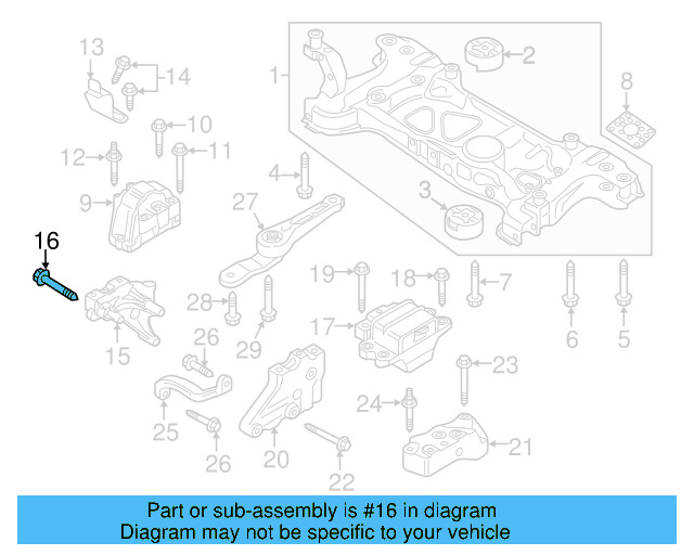 Gear Assembly Mount Bolt N-105-524-02 - View 74