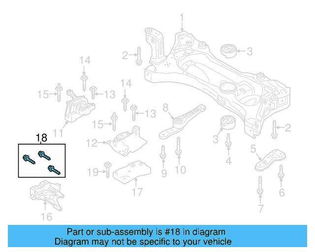 Motor Mount Stud N-910-296-02 - View 43