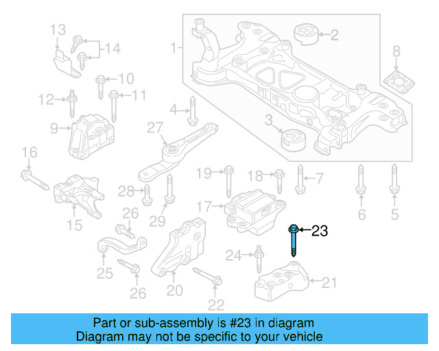Trans Mount Bracket Stud N-911-270-01 - View 26