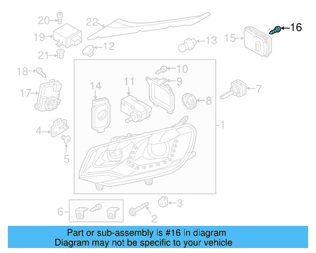 High Intensity Discharge (Hid) Lighting Ballast Bolt N-107-086-01 - View 21
