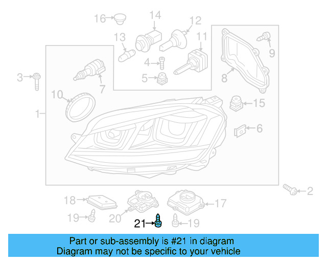 High Intensity Discharge (Hid) Lighting Ballast Bolt N-107-086-01 - View 23