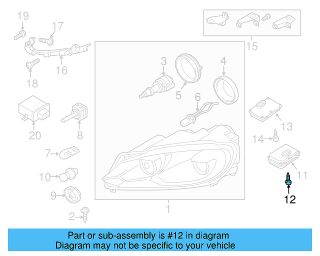 High Intensity Discharge (Hid) Lighting Ballast Bolt N-107-086-01 - View 27