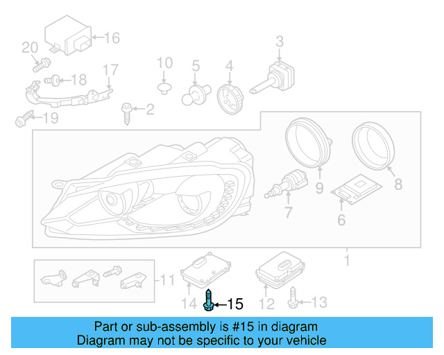 High Intensity Discharge (Hid) Lighting Ballast Bolt N-107-086-01 - View 88