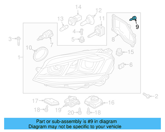 High Intensity Discharge (Hid) Lighting Ballast Bolt N-107-086-01 - View 30