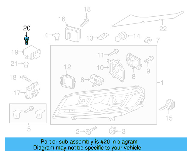 High Intensity Discharge (Hid) Lighting Ballast Bolt N-107-086-01 - View 37
