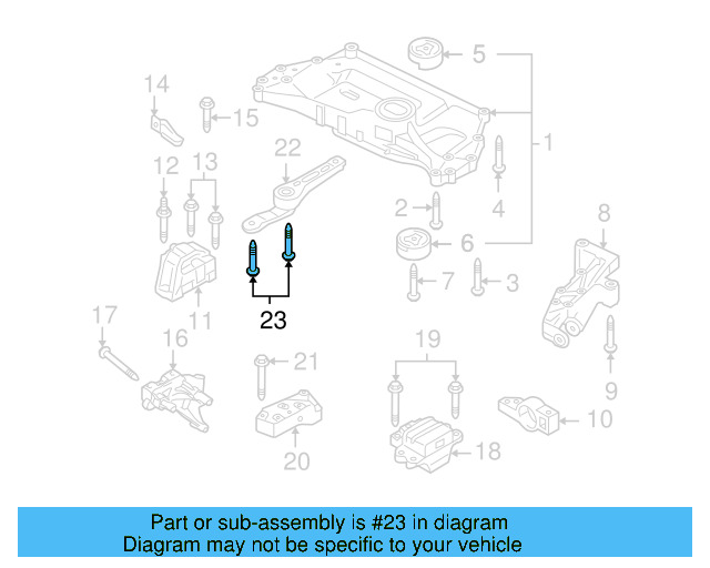 Gear Assembly Mount Bolt N-105-524-02 - View 127