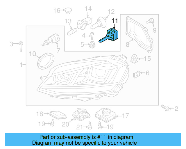 High Beam Bulb N-107-333-01 - View 16