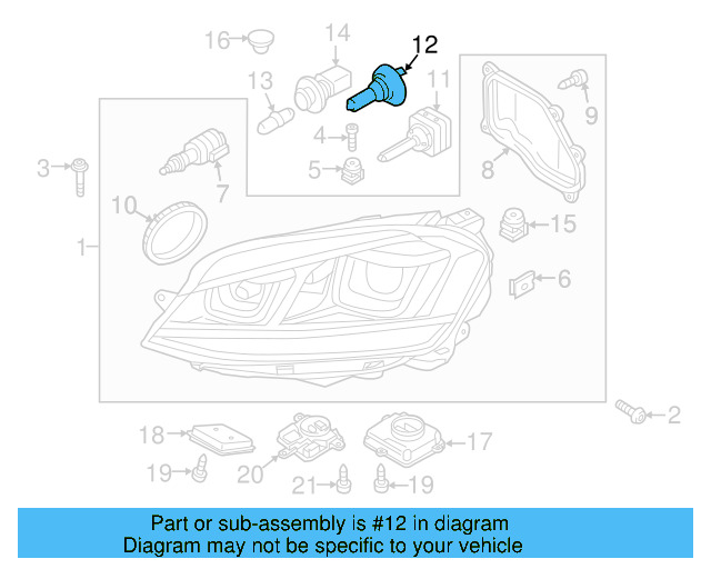 Inner Cap 1K6-941-608-A - View 97