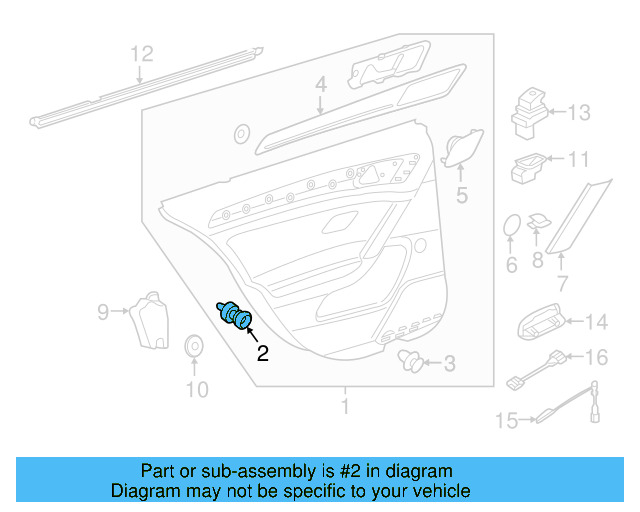 Door Trim Panel Retainer Clip 5G0-868-563 - View 23