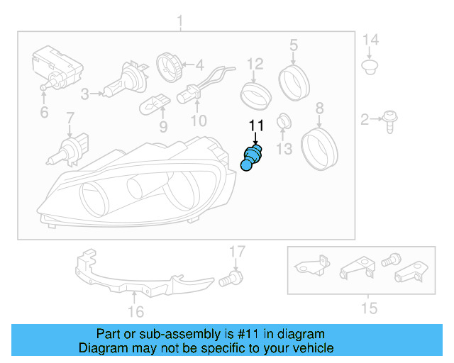 Turn Signal Light Bulb N-107-331-02 - View 21