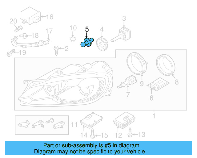 Turn Signal Light Bulb N-107-331-02 - View 22