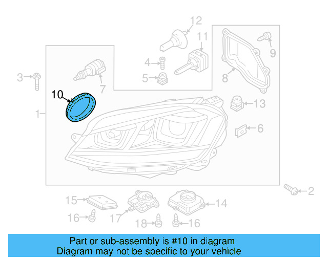 High Beam Bulb N-107-333-01 - View 13
