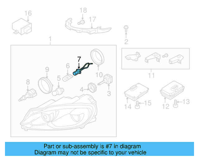 High Beam Bulb N-107-333-01 - View 18