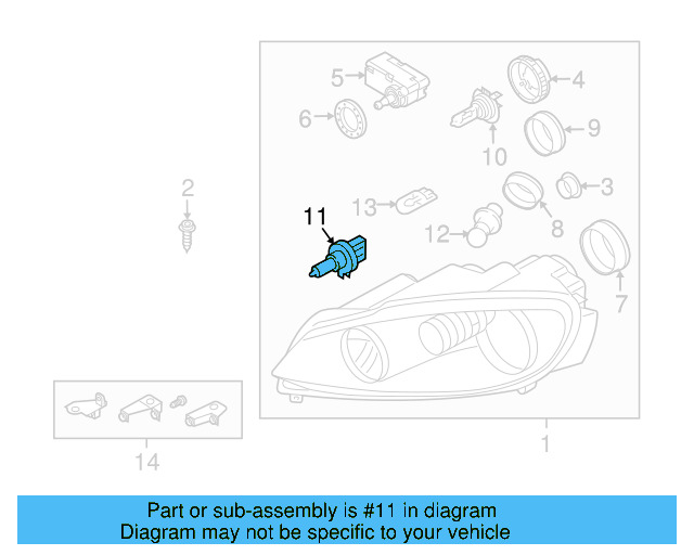 High Beam Bulb N-107-333-01 - View 20