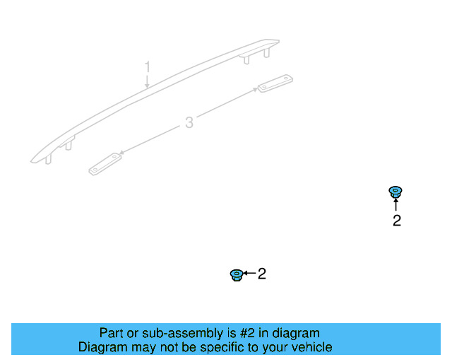 Roof Rail Lock Nut N-107-370-01 - View 6