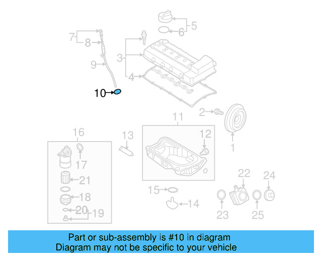 Engine Oil Dipstick Tube O N-900-672-02 - View 36