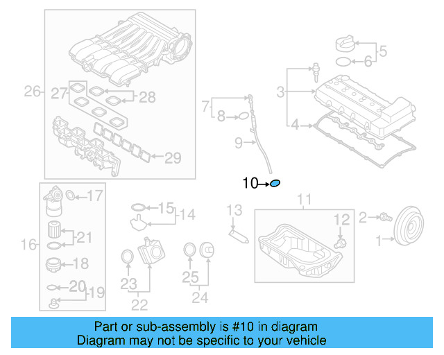 Engine Oil Dipstick Tube O N-900-672-02 - View 115