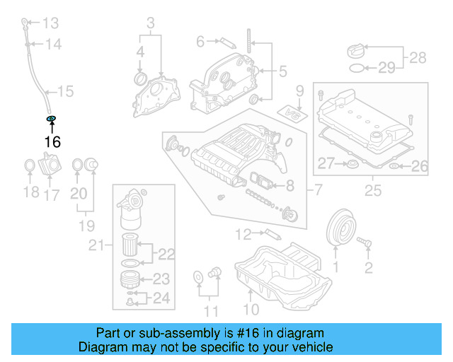 Engine Oil Dipstick Tube O N-900-672-02 - View 48