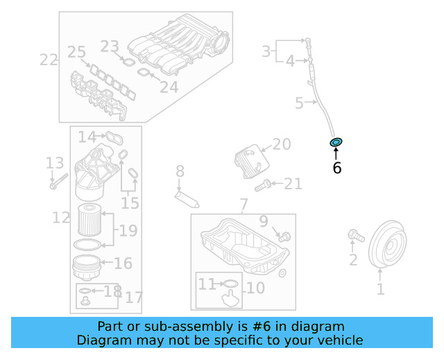 Engine Oil Dipstick Tube O N-900-672-02 - View 103