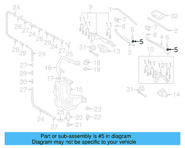 Hose 2D0-955-962 - View 29