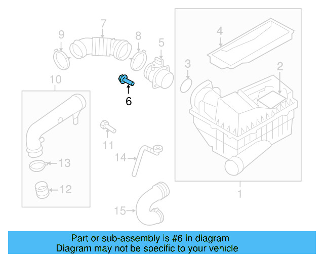 Air Mass Sensor Screw N-901-720-04 - View 8