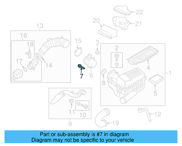 Air Mass Sensor Screw N-901-720-04 - View 7