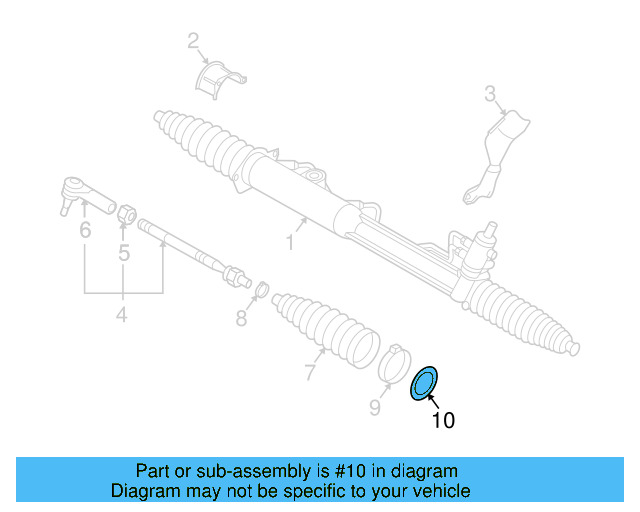 Rack And Pinion Seal N-901-809-02 - View 3