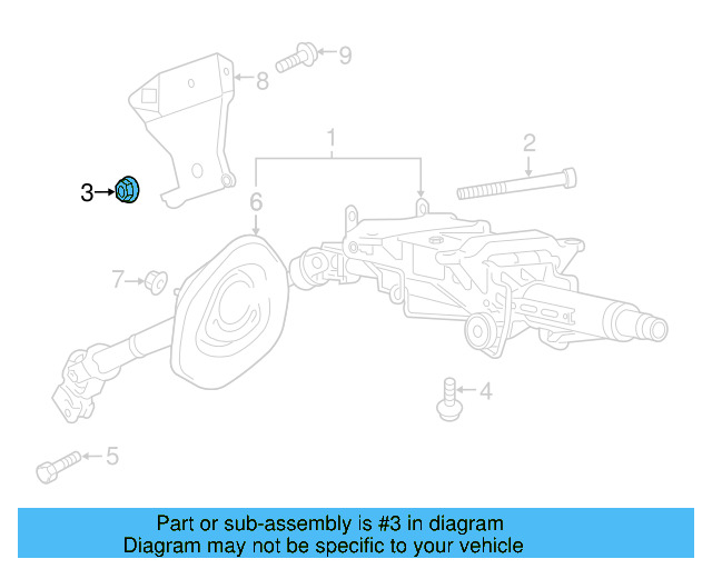 Upper Seat Nut N-901-838-02 - View 7