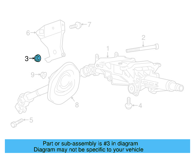 Upper Seat Nut N-901-838-02 - View 8