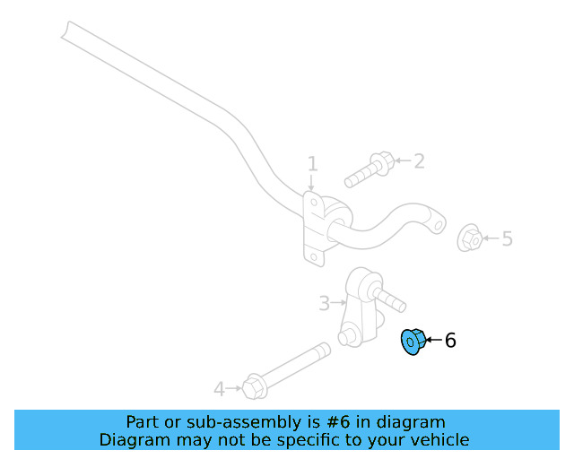 Stabilizer Link Lock Nut N-901-838-03 - View 2