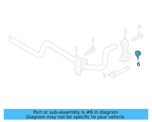 Stabilizer Link Nut N-901-838-04 - View 10